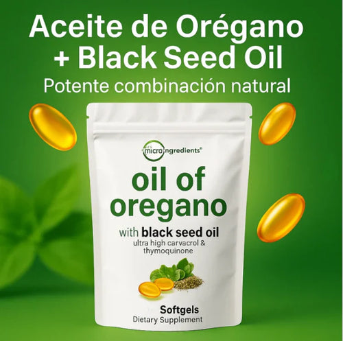 Aceite De Orégano 6000 Mg 60 capsulas