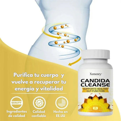 2 x 1 - Candida Cleanse® – Recupera Tu Equilibrio Interno, reduce antojos, hinchazón y fatiga
