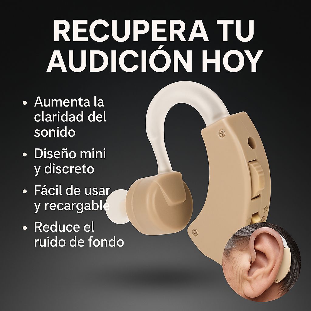 AUDIFONO AMPLIFICADOR PARA LA SORDERA